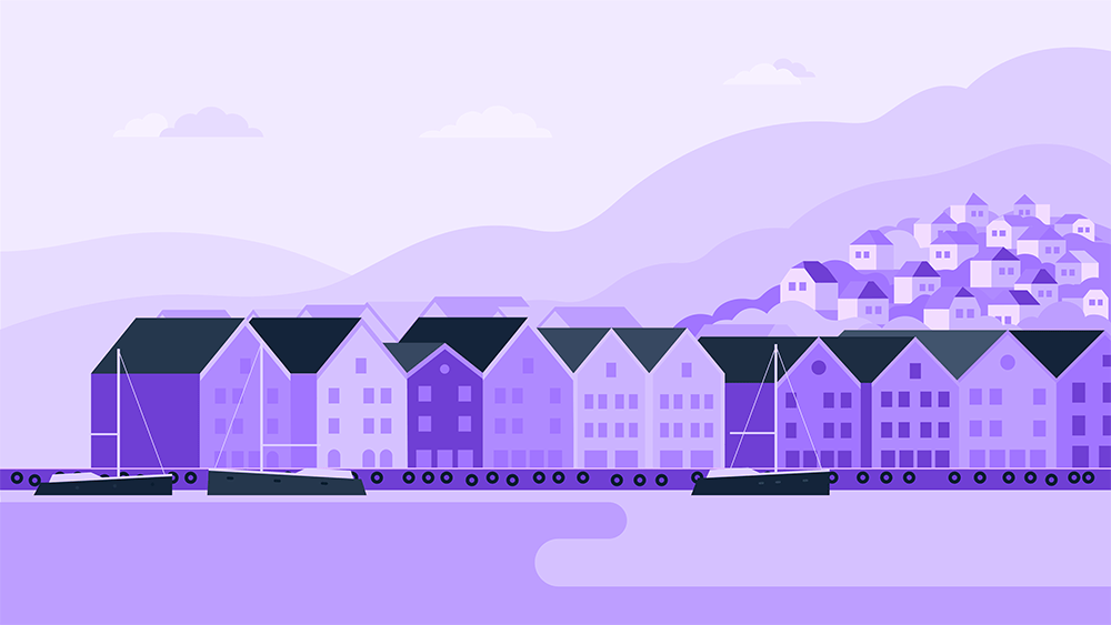 Illustration of Bergen.